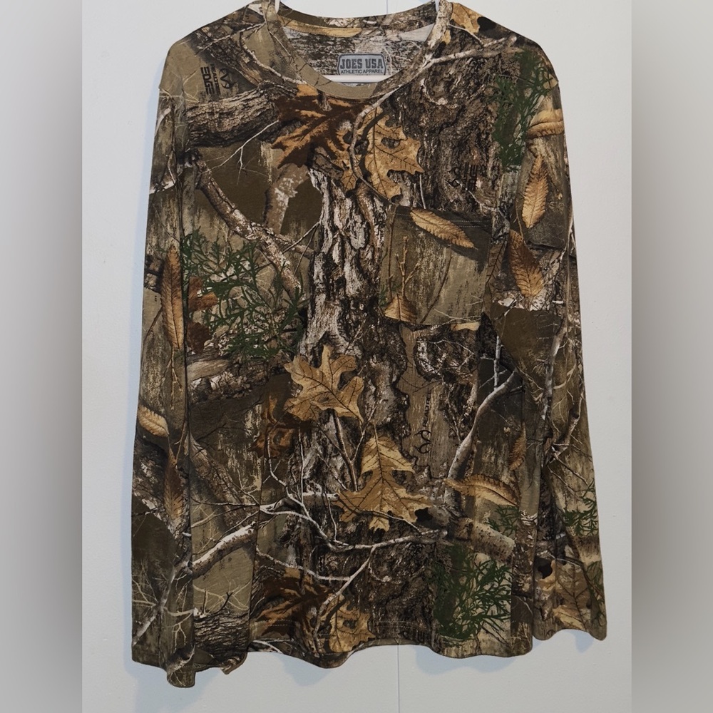 Long Sleeve Pocket T-shirt Camo